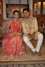 Aastha Chaudhary, Tabrez Khan at Sahara_s Niyati TV serial - Engagement ceremony shoot in Goregaon on 19th May 2013 (8).JPG